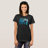 Apnea Diver Freediver Scuba Diver T-shirt (Voorkant volledig)