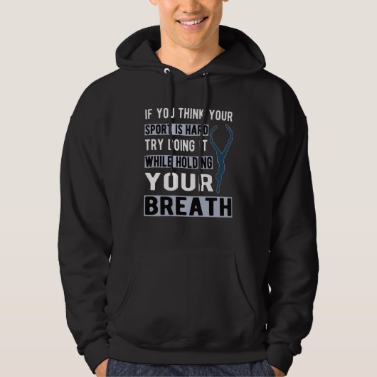 Apnea diving Freediving for Diver Hoodie (Voorkant)