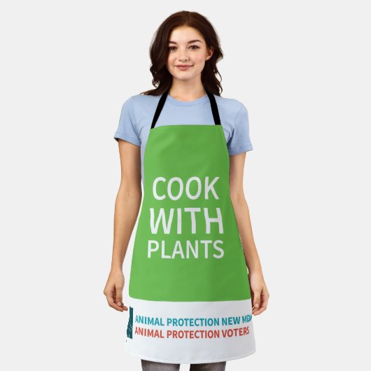 APNM en APV Apron. Cook met Planten. Schort (Gedragen)