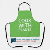 APNM en APV Apron. Cook met Planten. Schort (Voorkant)