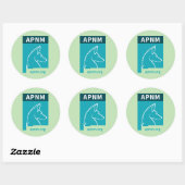 APNM-stickers Ronde Sticker (Vel)