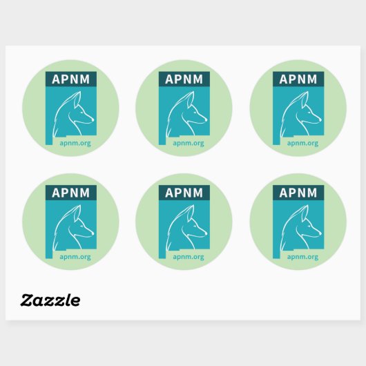 APNM-stickers Ronde Sticker (Vel)