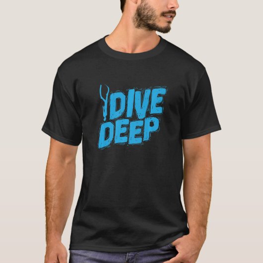 Apnoea Diver Diep T-shirt (Voorkant)
