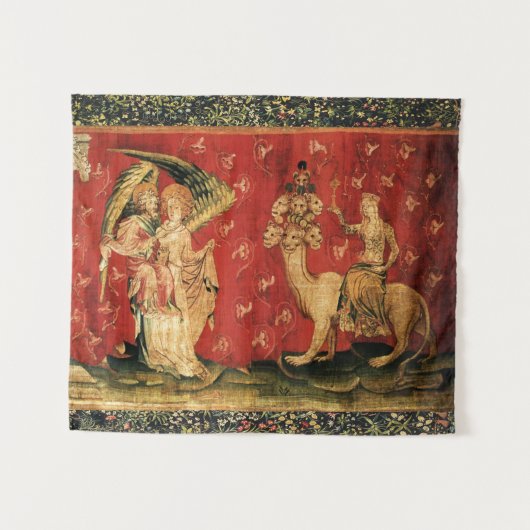 APOCALIPCE Angels en Harlot Seed on Beast, Red Wandkleed (Voorkant (horizontaal))