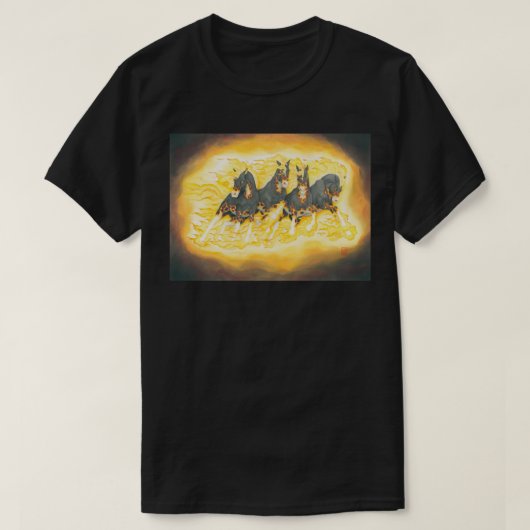 Apocalycepaarden T-shirt (Design voorkant)