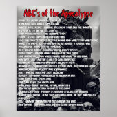 Apocalyps ABC's Poster (Voorkant)