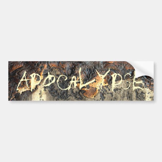 Apocalyps Bumpersticker (Voorkant)