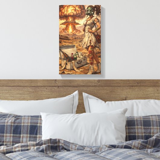 Apocalyps Canvas Afdruk (Insitu (Slaapkamer))