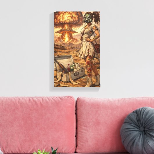 Apocalyps Canvas Afdruk (Insitu (Woonkamer))