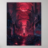 Apocalyps Rode Schemering Poster (Voorkant)