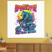 Apocalyps van de Warenwolf Canvas Afdruk (Insitu (Woonkamer))