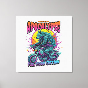 Apocalyps van de Warenwolf Canvas Afdruk