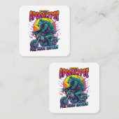 Apocalyps van de Warenwolf Vierkante Visitekaartje (Voorkant / Achterkant)