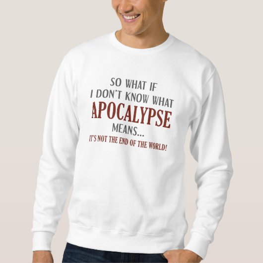 Apocalypse Betekenis Trui (Voorkant)