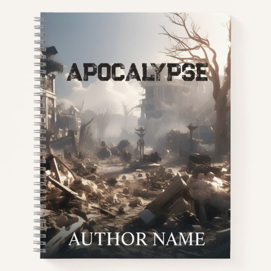 Apocalypse Boek Hoesje Inspiratie Notitieboek (Voorkant)