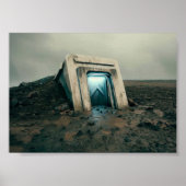 Apocalypse Bunker in Wasteland Poster (Voorkant)