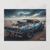Apocalypse Classic Chevy Camaro Briefkaart (Achterkant)