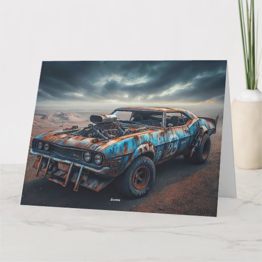 Apocalypse Classic Chevy Camaro Kaart (Achterkant)