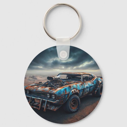 Apocalypse Classic Chevy Camaro Sleutelhanger (Achterkant)