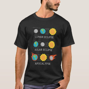 Apocalypse Maansverduistering Ruimte T-shirt