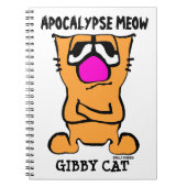 APOCALYPSE MEOW, Funny Gibby Cat Notitieboek (Voorkant)