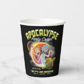 Apocalypse Party Crawl Papieren Bekers (Achterkant)
