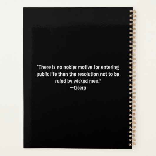 Apocalypse Survival Kit Personalized Planner (Achterkant)