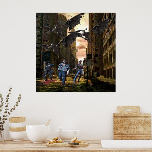 Apocalypse: Toekomstige wereld - Groot Poster aan  (Keuken)