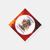 Apocalypse Verjaardag Zombie Jongen Servet (Hoek)