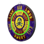 Apocalypse Zone - Live Laugh Love Run - Verbergen Dartbord (Voorkant Rechts)