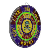 Apocalypse Zone - Live Laugh Love Run - Verbergen Dartbord (Voorkant Links)