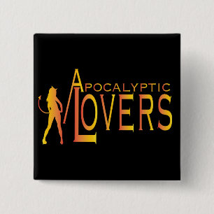 Apocalyptic Lovers Button! Vierkante Button 5,1 Cm