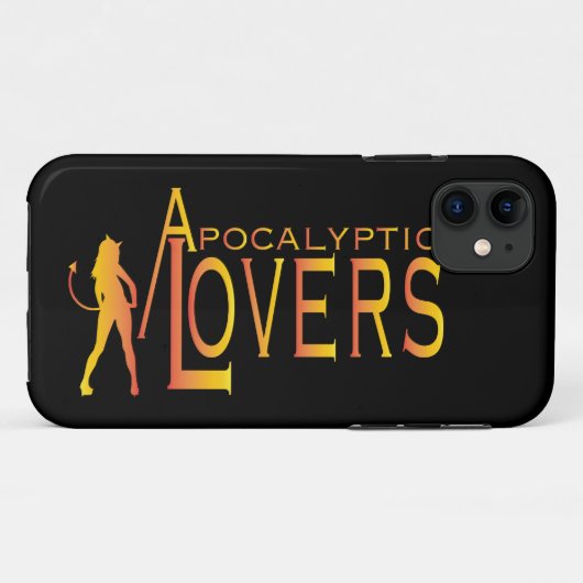 Apocalyptic Lovers iPhone Case (Achterkant (horizontaal))