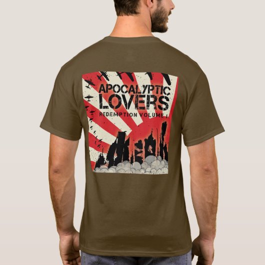 Apocalyptic Lovers - Redemption CD Art T. T-shirt (Achterkant)