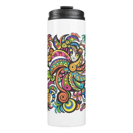 Apocalyptic Parrots Thermal Tumbler Thermosbeker (Voorkant)
