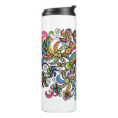 Apocalyptic Parrots Thermal Tumbler Thermosbeker (Gedraaid links)