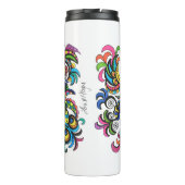 Apocalyptic Parrots Thermal Tumbler Thermosbeker (Achterkant)