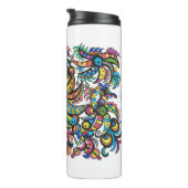 Apocalyptic Parrots Thermal Tumbler Thermosbeker (Geroteerd rechts)