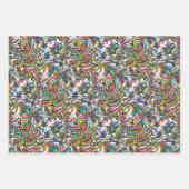 Apocalyptic Parrots Wrapping Paper (Voorkant 2)