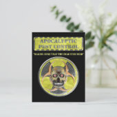 Apocalyptic Pest Control Briefkaart (Staand voorkant)