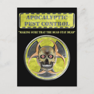 Apocalyptic Pest Control Briefkaart