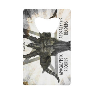 Apocalyptic Records Roestvrij stalen flesopener Creditkaart Flessenopener