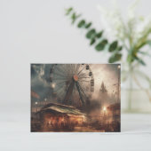 Apocalyptisch circus briefkaart (Staand voorkant)