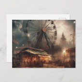 Apocalyptisch circus briefkaart (Voorkant / Achterkant)