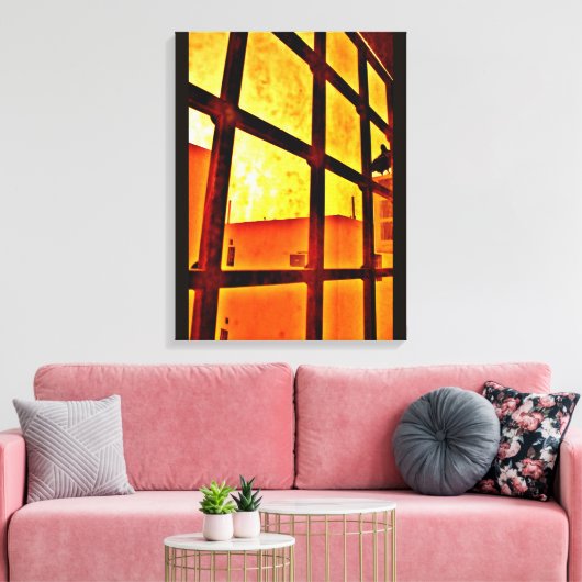 Apocalyptisch Uitzicht Canvas Afdruk (Insitu (Woonkamer))