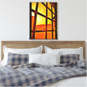 Apocalyptisch Uitzicht Canvas Afdruk (Insitu (Slaapkamer))