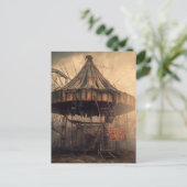 Apocalyptische circushorror briefkaart (Staand voorkant)