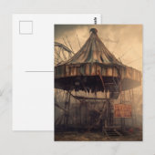 Apocalyptische circushorror briefkaart (Voorkant / Achterkant)