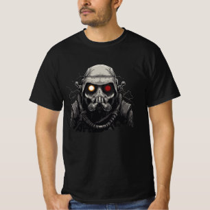 Apocalyptische cyborg post-apocalyptische vechter t-shirt