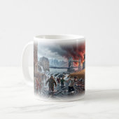 Apocalyptische Londense Storm Visie Scene Mok (Voorkant links)
